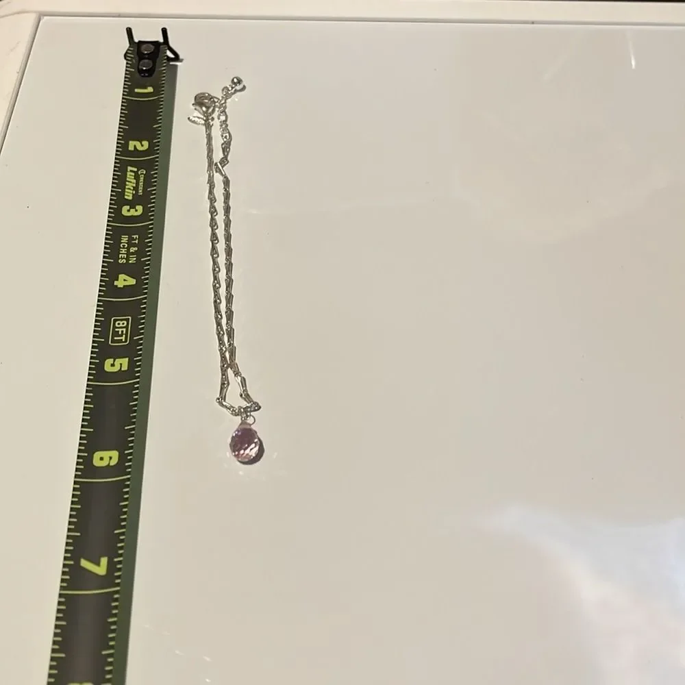 Elegant Avon 2005 y2k Briolette drop anklet and toe‎ ring set